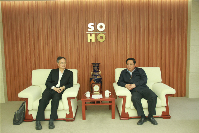王正喜、周勇會見昆山花橋經(jīng)濟(jì)開發(fā)區(qū)黨工委副書記、管委會副主任沈華飛