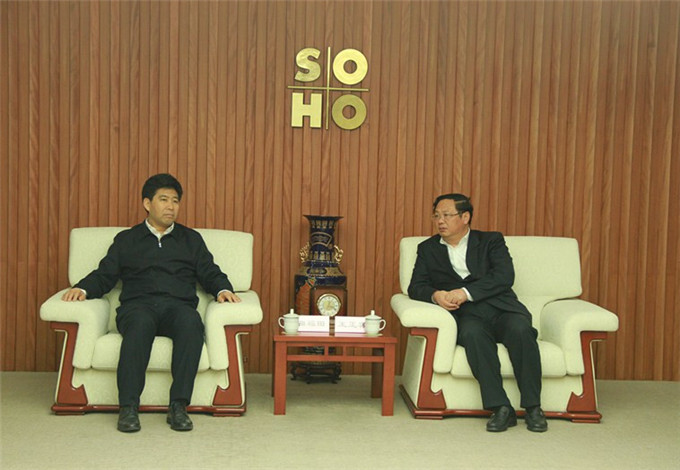 淮安市長曲福田、市政協(xié)主席王維凱到蘇豪控股集團(tuán)考察調(diào)研